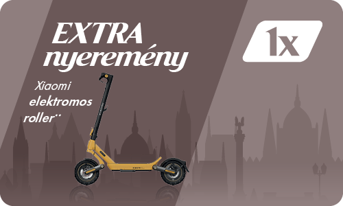 EXTRA nyeremény – Xiaomi elektromos roller (1 darab, sorsolás alapján)